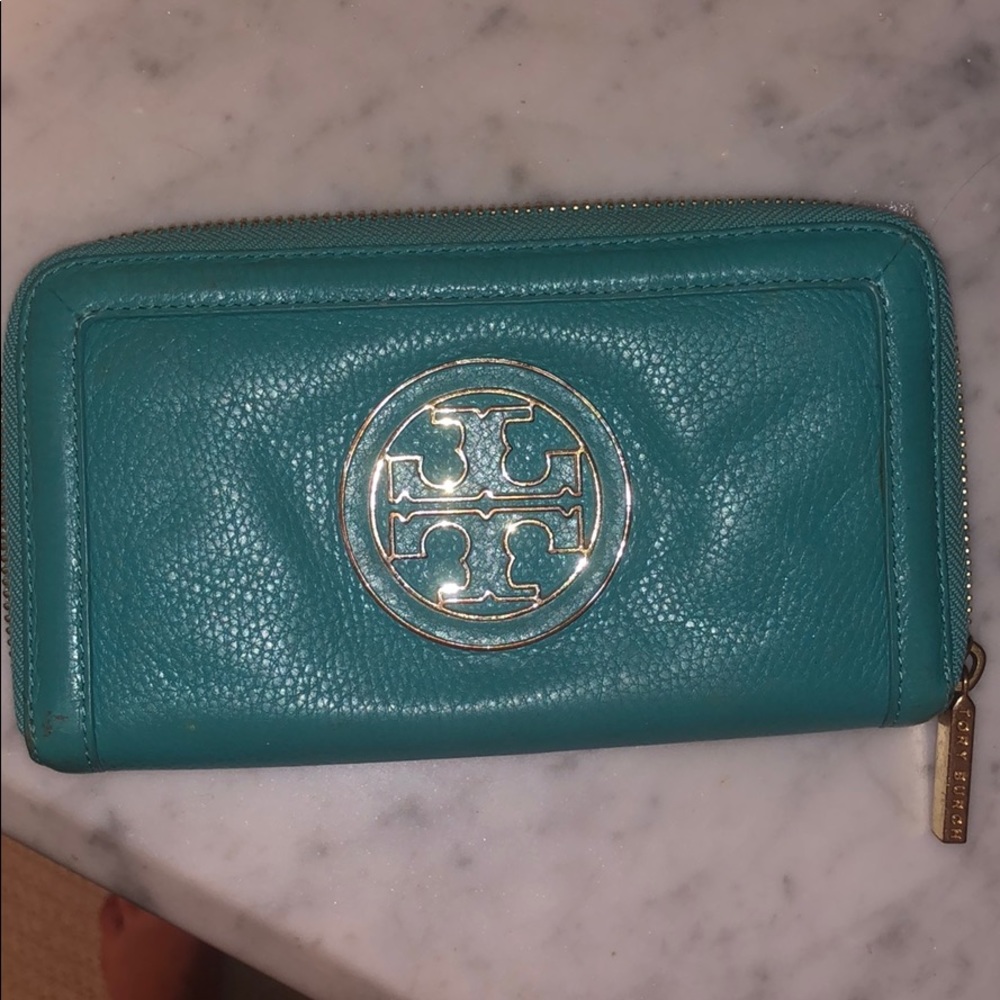 COPY - Turquoise Tory Burch Wallet